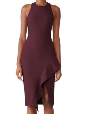 Cinq a Sept Piper Plum colored cocktail dress size 6